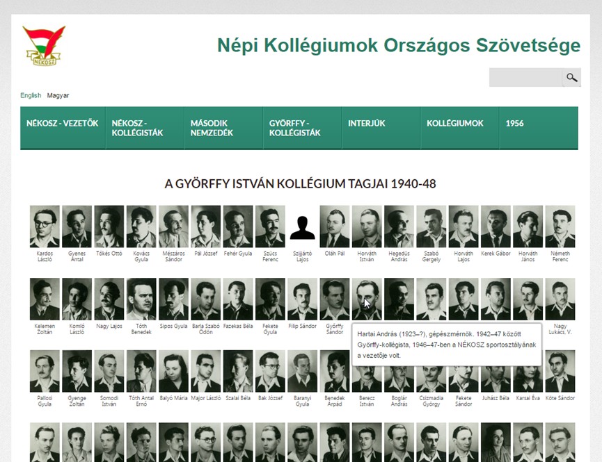 Drupal alapú weboldal készítés - Népi Kollégiumok Országos Szövetsége